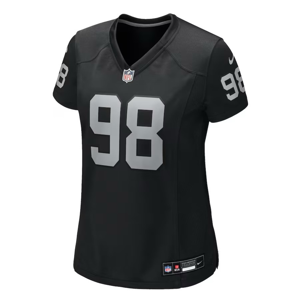 Women's Nike Maxx Crosby Las Vegas Raiders Jersey new no tags original packaging - Picture 2 of 7